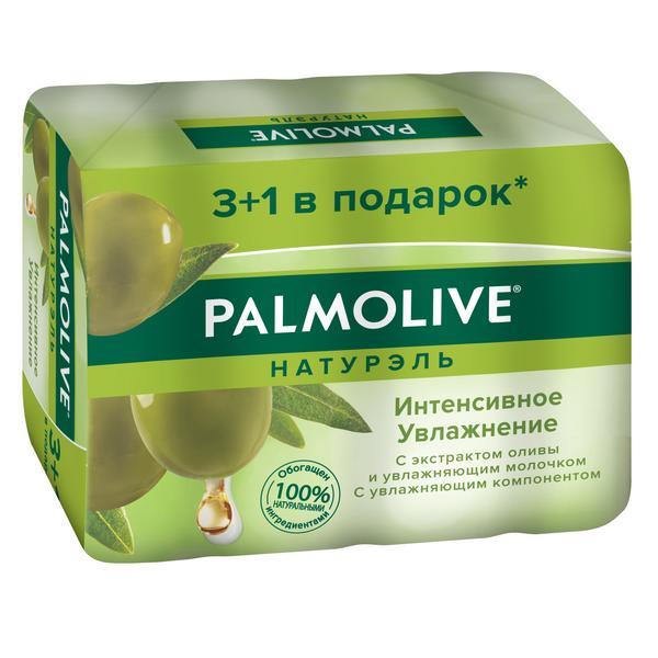 Мыло Palmolive Натурэль Интенсивное Увлажнение 4 шт., 380 гр., бумага