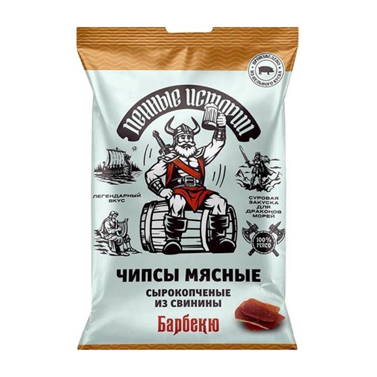 Чипсы Пенные истории из свинины барбекю 45 гр., флоу-пак