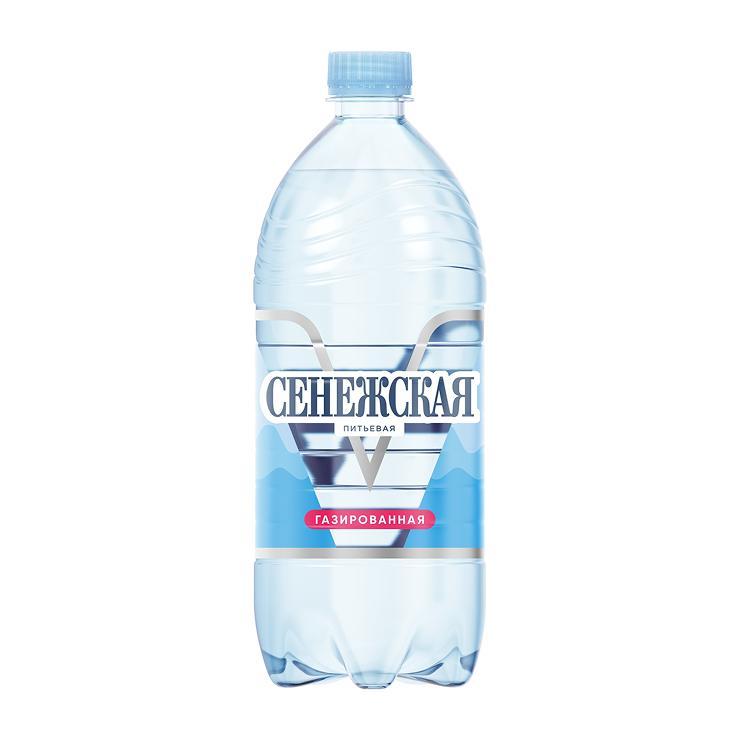 Вода газированная Сенежская 1 л., ПЭТ