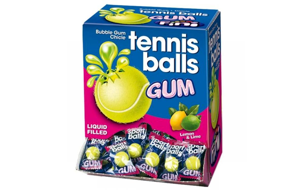 Жевательная резинка Fini Tennis ball Gum 5 гр., флоу-пак