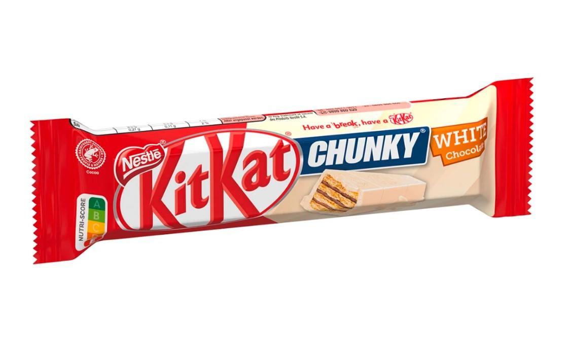 Батончик KitKat Chunky White в белом шоколаде 40 гр., флоу-пак