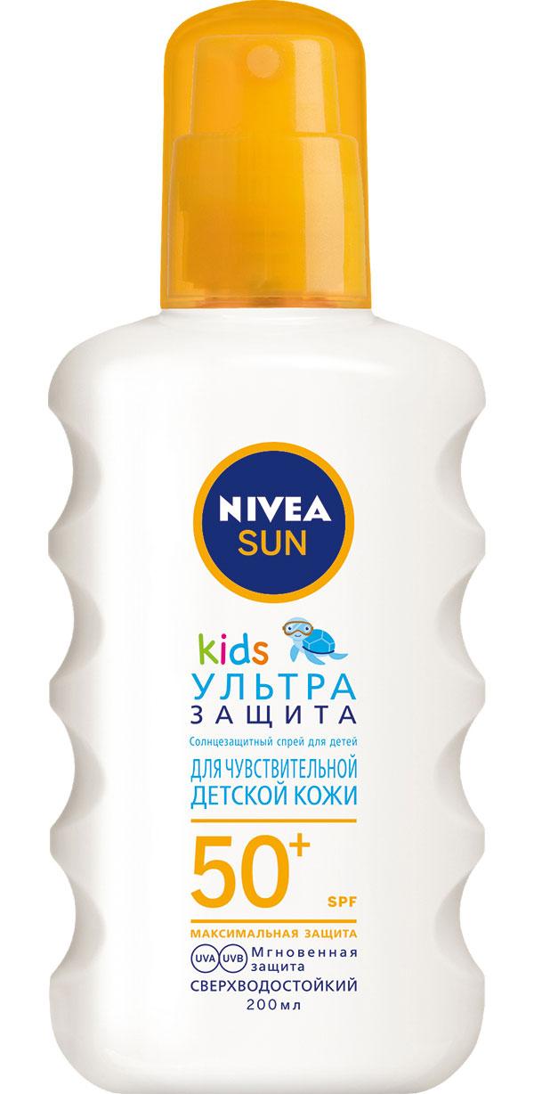 Солнцезащитный спрей Nivea sun Ультра защита SPF 50+ Детский