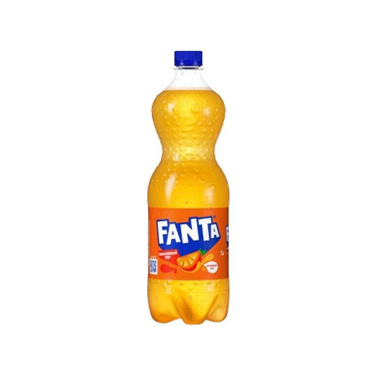 Напиток газированный Fanta со вкусом апельсина 1 л., ПЭТ
