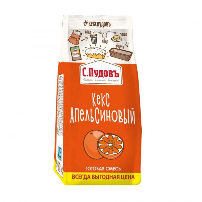 Смесь С.Пудовъ Кекс апельсиновый, 300 гр., бумажная упаковка