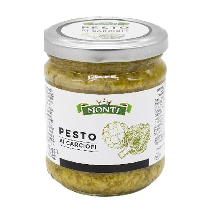 Соус MONTI песто с добавлением артишоков 180 гр., стекло