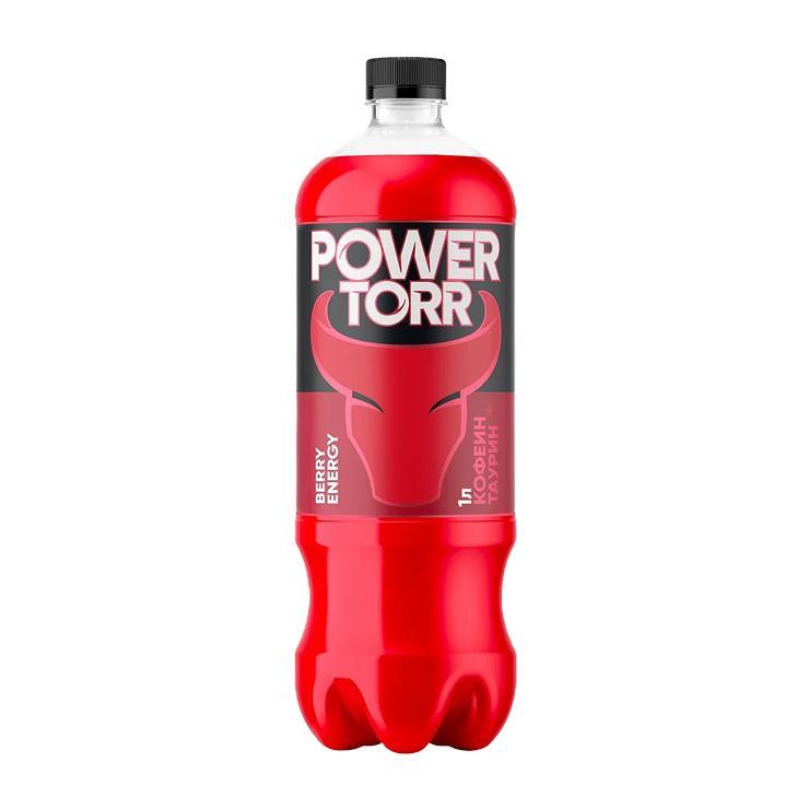 Напиток энергетический Power Torr ягодно-фруктовый микс газированный 1 л., ПЭТ