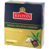Чай Riston Green Tea зеленый с жасмином, 100 пакетов, 200 гр., картон