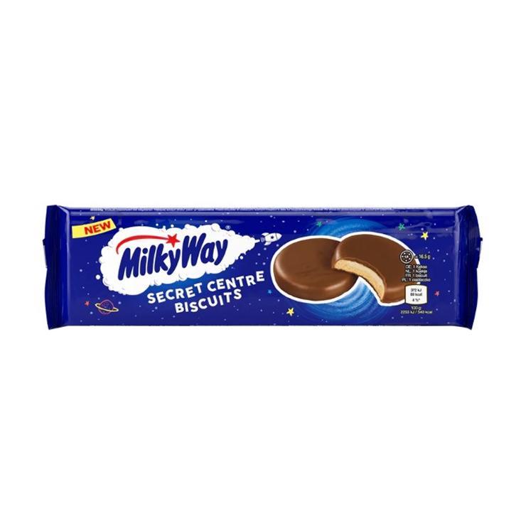 Печенье Milky Way secret centre biscuits 132 гр., флоу-пак