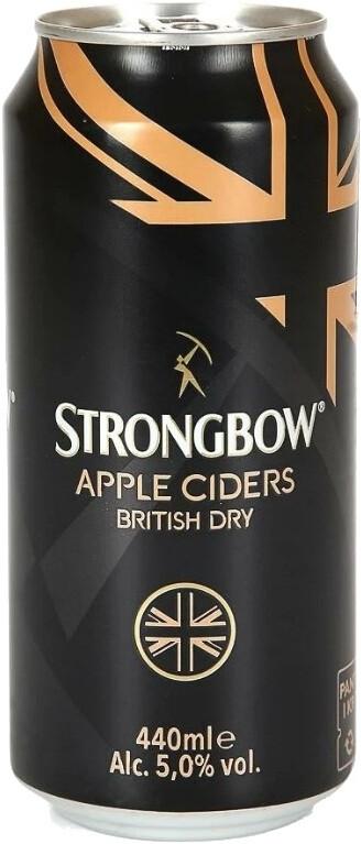 Сидр Strongbow полусухой 5% 440 мл., ж/б