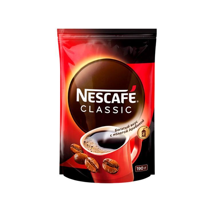 Кофе Nescafe Classic растворимый 190 гр., дой-пак