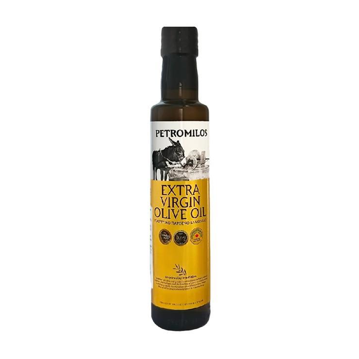 Масло оливковое PETROMILOS evoo dorica 250 мл., стекло