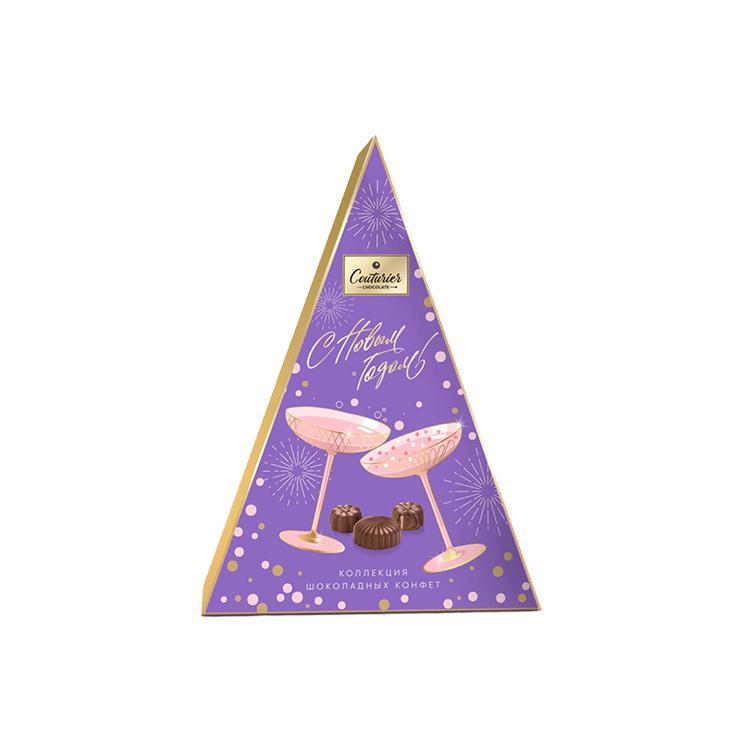 Конфеты Couturier шоколадные орех и вишня 125 гр., картон