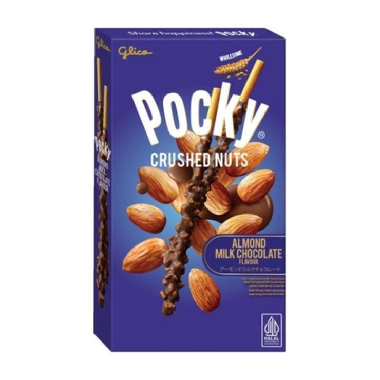 Палочки бисквитные Pocky миндаль в молочном шоколаде 25 гр., картон