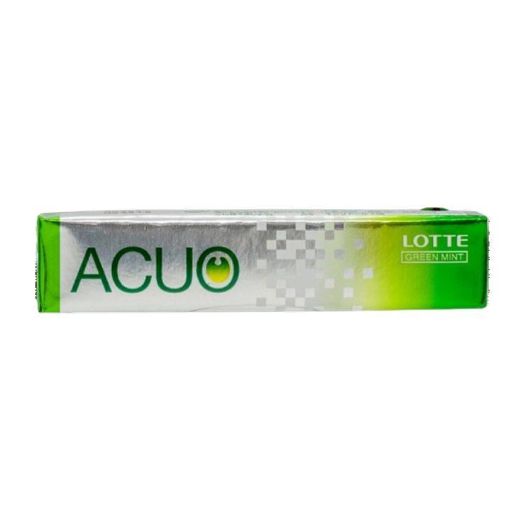 Жевательная резинка Lotte ACUO Green Mint 21 гр., обертка