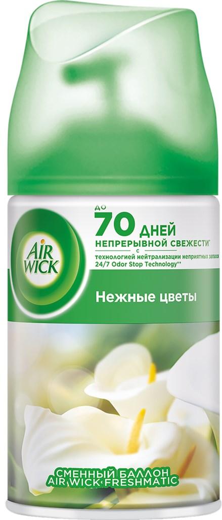 Сменный баллон для освежителя воздуха Air Wick Нежные цветы 250 мл.