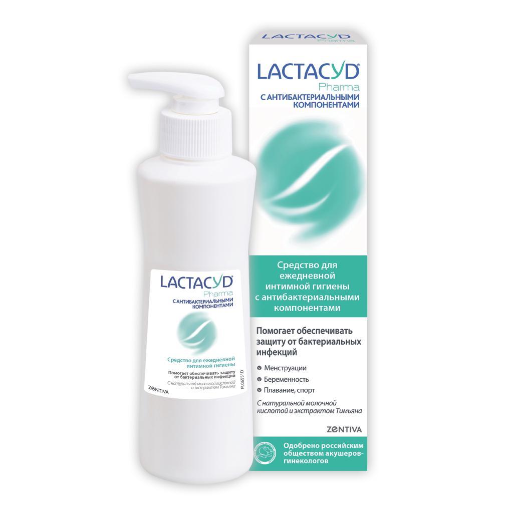 Средство для интимной гигиены Lactacyd Pharma c экстрактом тимьяна 250 мл., картон
