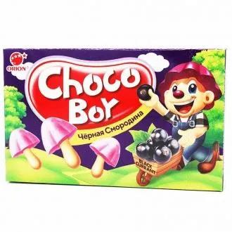 Печенье Orion Choco Boy смородина грибочки 45 гр., картон