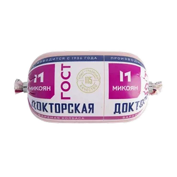 Колбаса вареная Микоян докторская ГОСТ 400 гр., полиамид