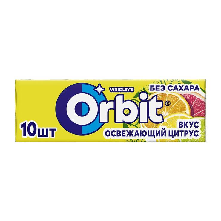 Жевательная резинка Orbit Освежающий цитрус 13,6 гр., бумага