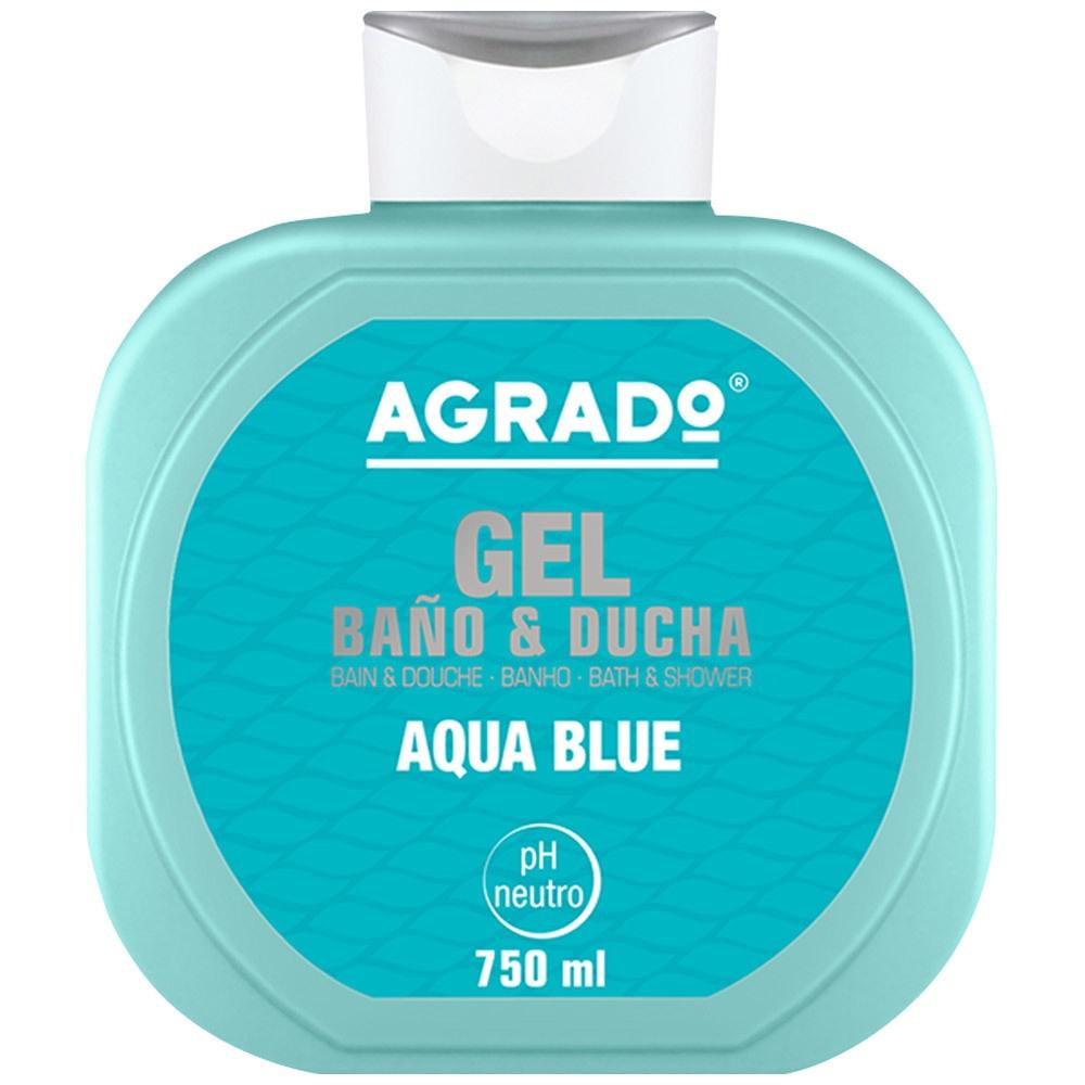 Гель для ванны и душа Agrado Aqua blue увлажняющий 750 мл., ПЭТ