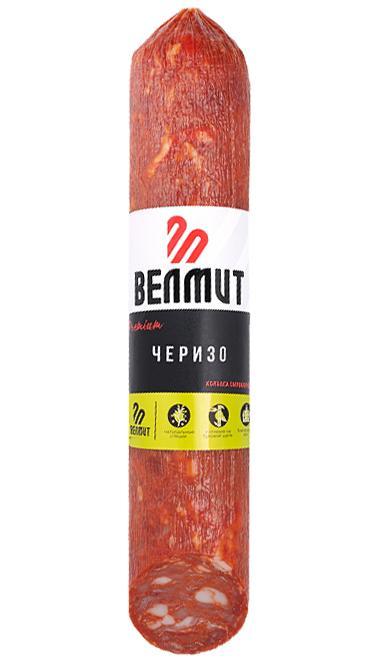 Колбаса сырокопченая полусухая Велмит Черизо 500 гр., в/у