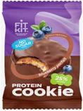 Печенье FIT KIT Protein chocolate cookie черничное парфе 40 гр., флоу-пак