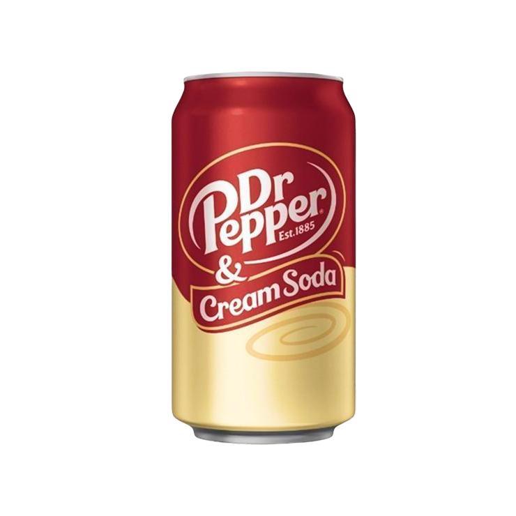 Напиток газированный Dr. Pepper крем сода 355 мл., ж/б
