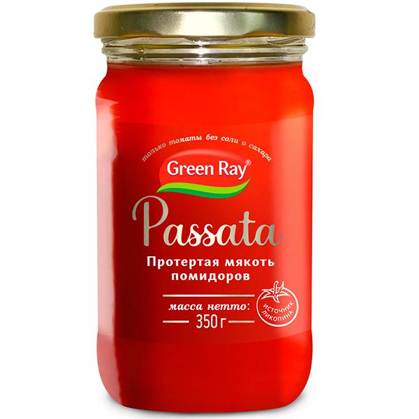 Томатное пюре Green Ray Passata 350 гр., стекло