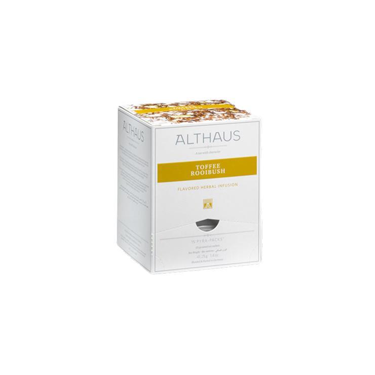 Чай ALTHAUS тоффи ройбуш зеленый 15 пак., 41,25 гр., картон