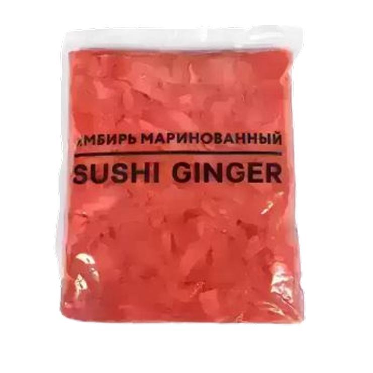 Имбирь Sushi Ginger маринованый розовый 1,3 кг., пакет