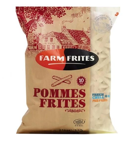 Картофель фри Farm Frites соломка 10 мм. Нидерланды 2,5 кг., флоу-пак