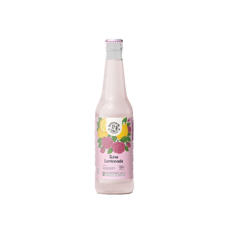 Напиток газированный Lemonardo Rose Lemonade розовый лимонад без сахара 330 мл., стекло