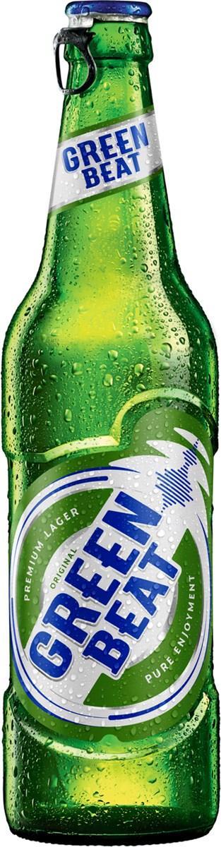 Пиво Green Beat светлое  4,6% 450 мл., стекло