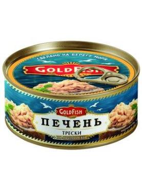 Печень GoldFish трески по-приморски , 158 гр, ж/б