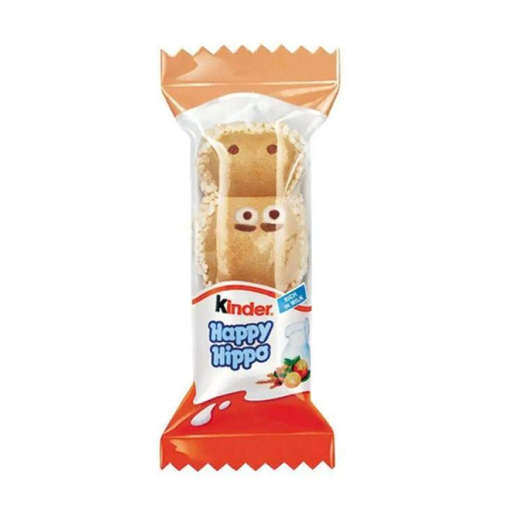 Печенье Kinder Happy Hippo Haselnuss фундук 20,7 гр., флоу-пак