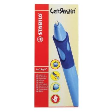 Ручка Stabilo LeftRight шариковая для правшей, синяя