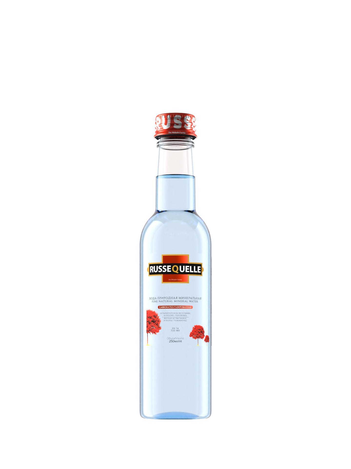 Вода газированная RusseQuelle 250 мл., стекло