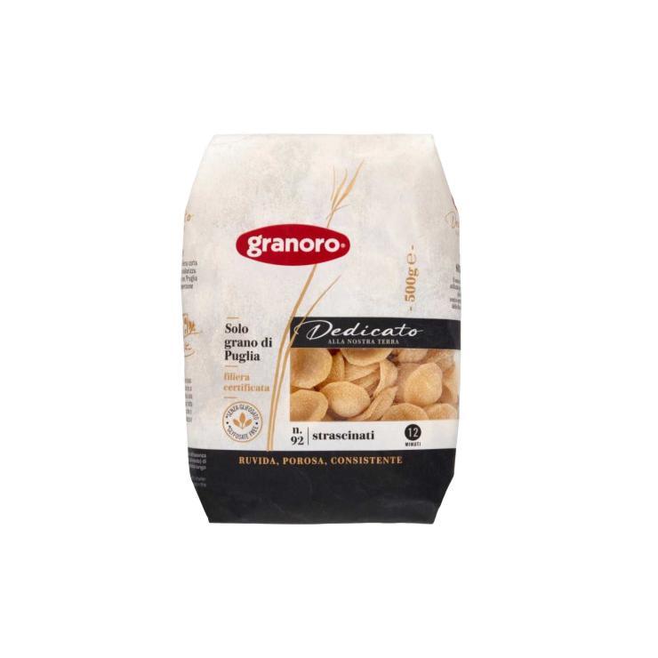 Макароны GranOro dedicato strascinati № 92 из твердых сортов пшеницы 500 гр., флоу-пак