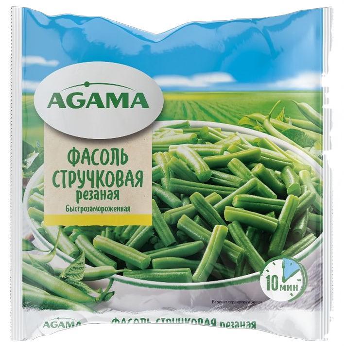 Фасоль стручковая резаная Hortex 400 гр., флоу-пак