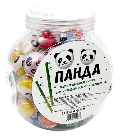 Резинка жевательная Yixin Foods & Drinks Панда 10 гр., ПЭТ