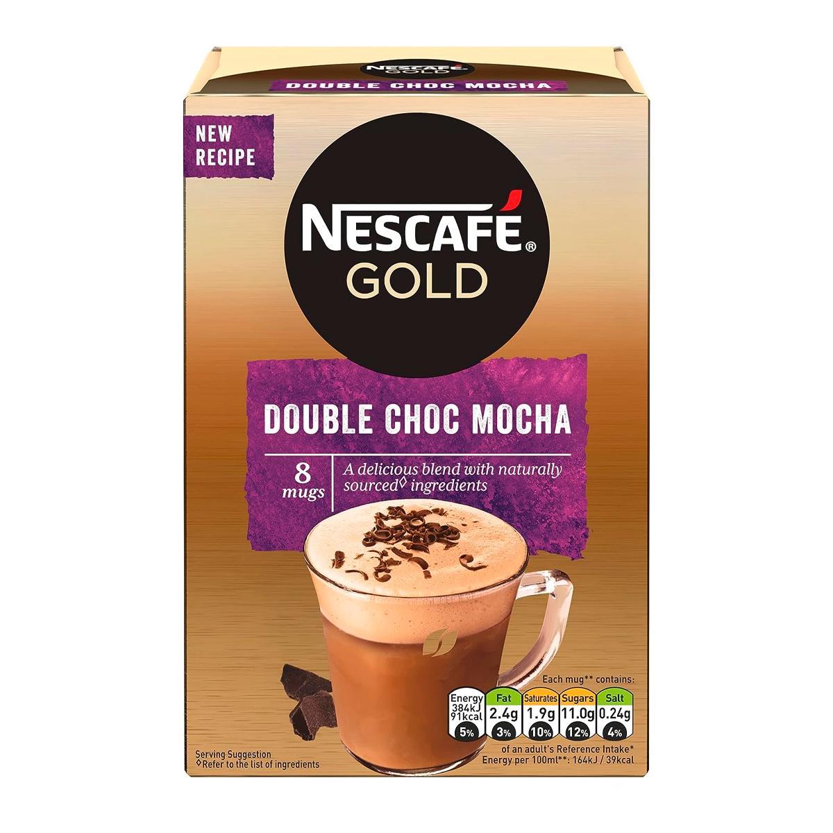 Кофе Нескафе Gold Double Choc Mocha растворимый 20.9 гр., флоу-пак