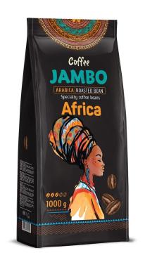 Кофе жареный в зернах Jambo, 1 кг., пластиковый пакет