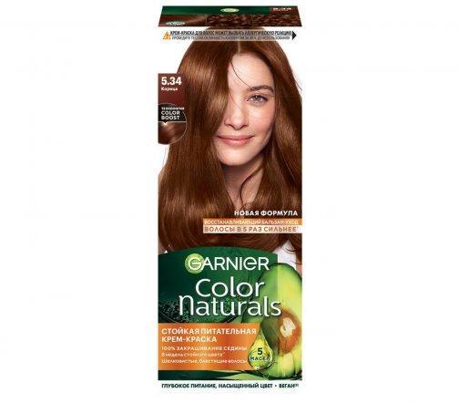 Крем-краска для волoc Garnier Color Naturals 5.34 Корица 112 мл., картон