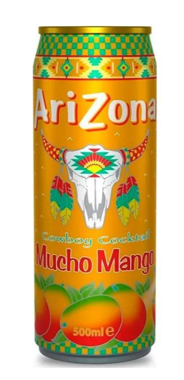 Напиток энергетический Arizona Mucho Mango 500 мл., ж/б