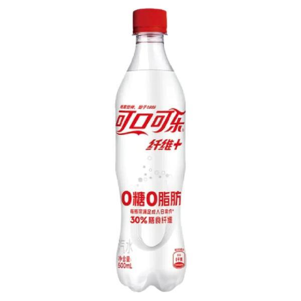 Напиток газированный Coca-Cola fiber Китай 500 мл., ПЭТ