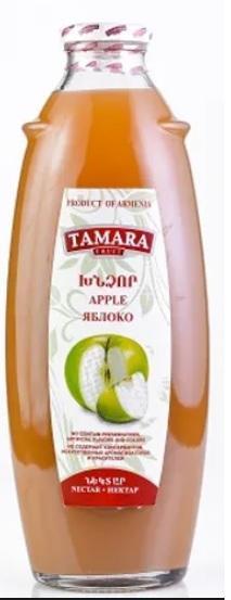 Сок TAMARA Fruit Яблочный, 330 мл., стекло