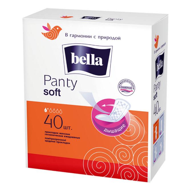 Прокладки ежедневные Bella Panty soft 40 шт., картон