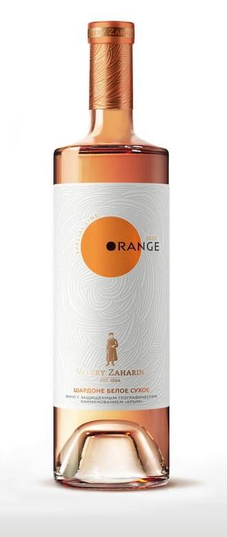 Вино с ЗГУ Оранж (столовое) белое сухое 750мл, Винодельня Бурлюк