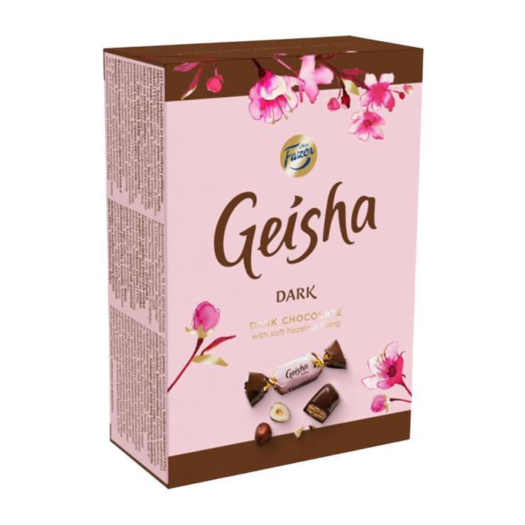 Конфеты шоколадные Geisha Dark 150 гр., картон