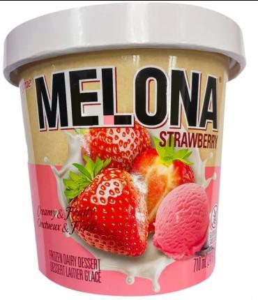 Мороженое Lotte Melona Клубника 710 мл., стакан